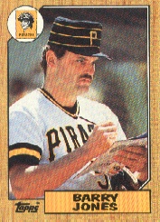 1987 Topps Baseball Cards      494     Barry Jones
